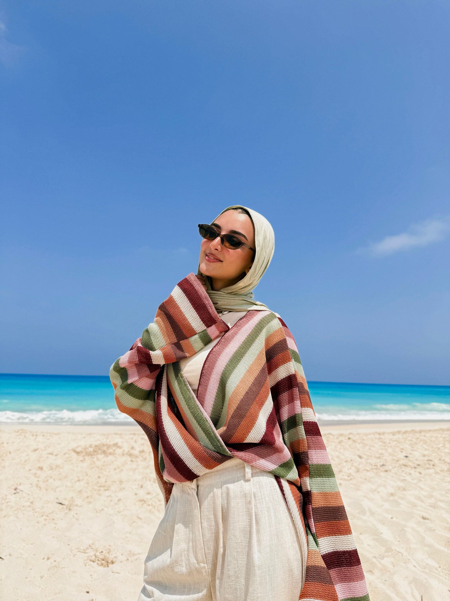 The multiway knit kimono
