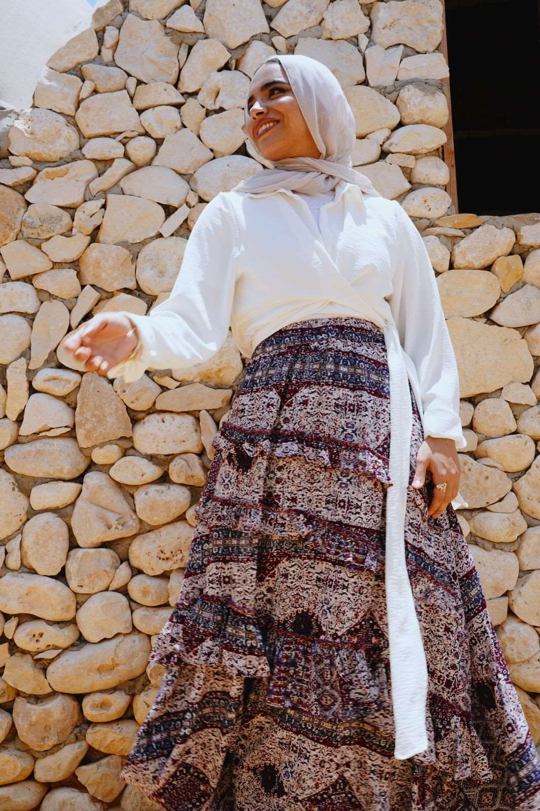 Cropped Wrap Shirt