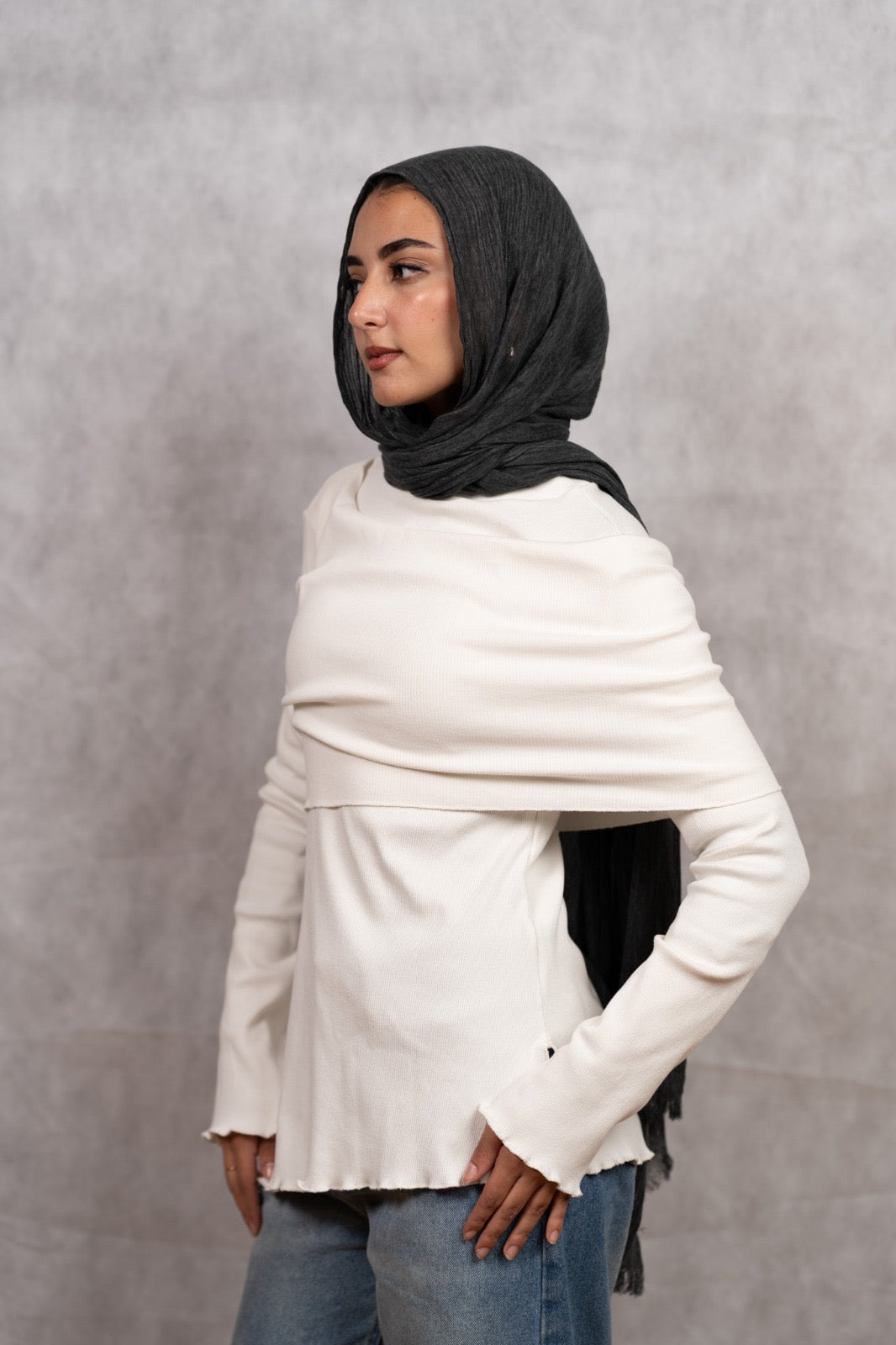 Off-Shoulder Top in White