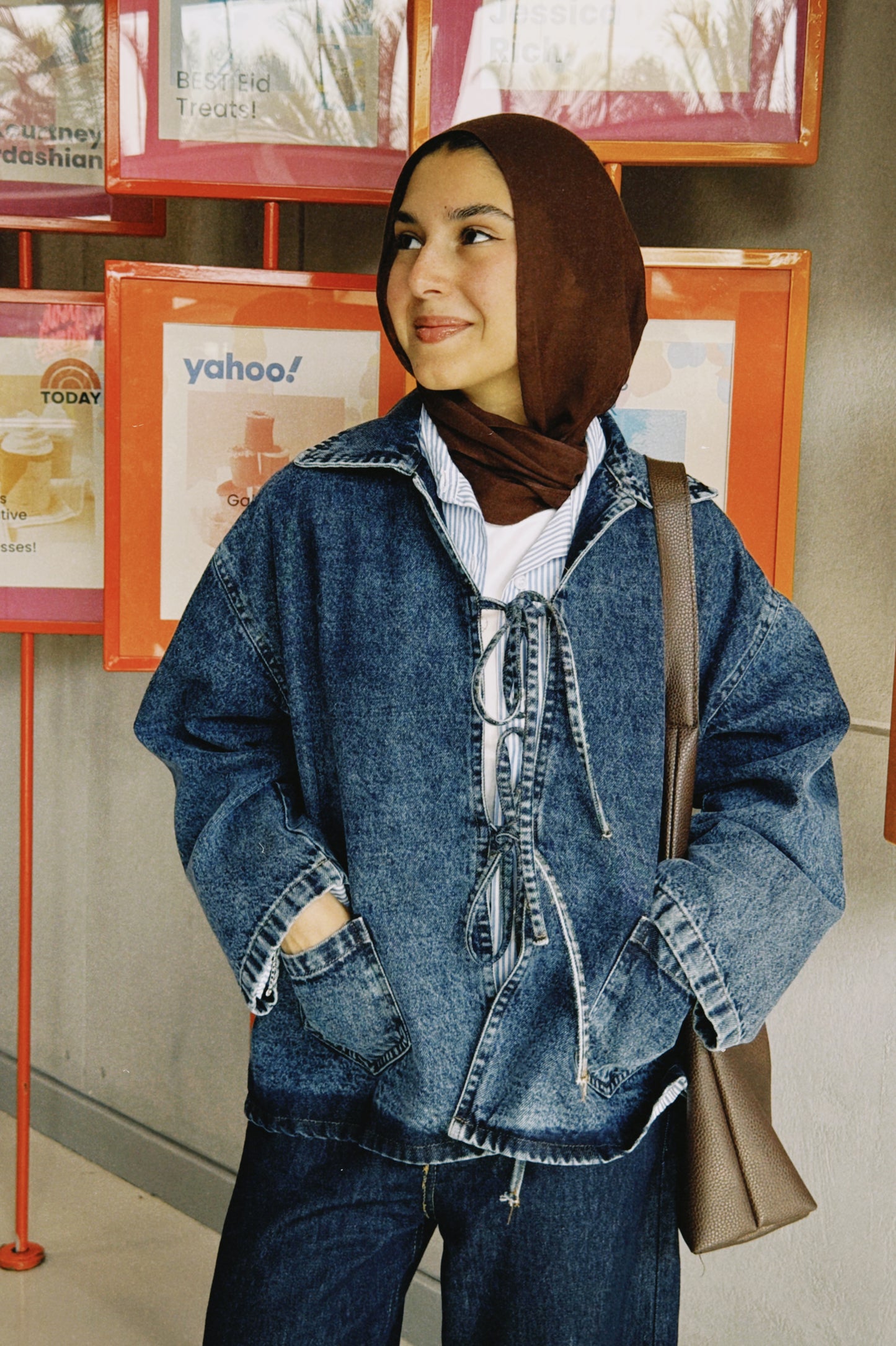 Bow Denim Jacket