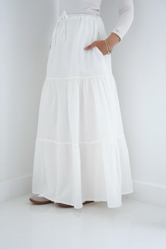 Layered Skirt - Offwhite