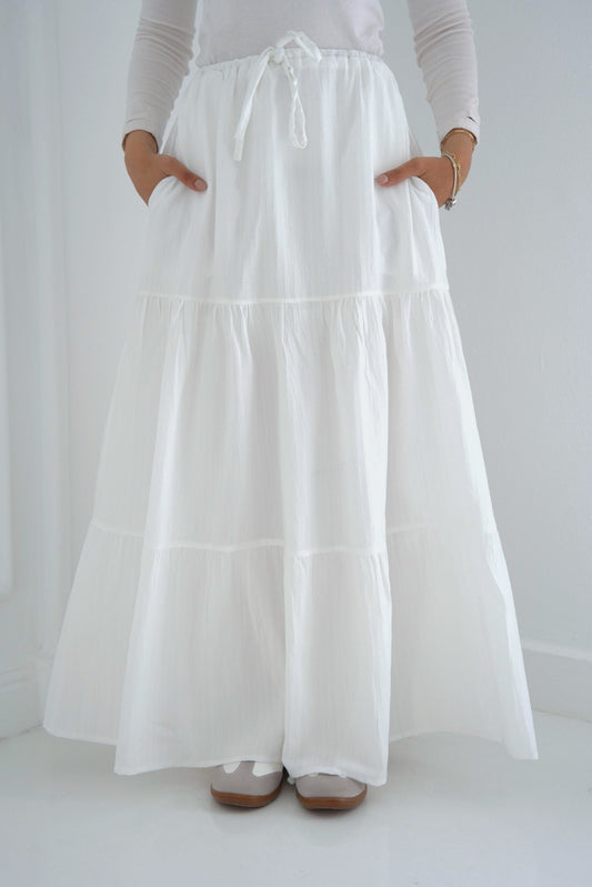 Layered Skirt - Offwhite