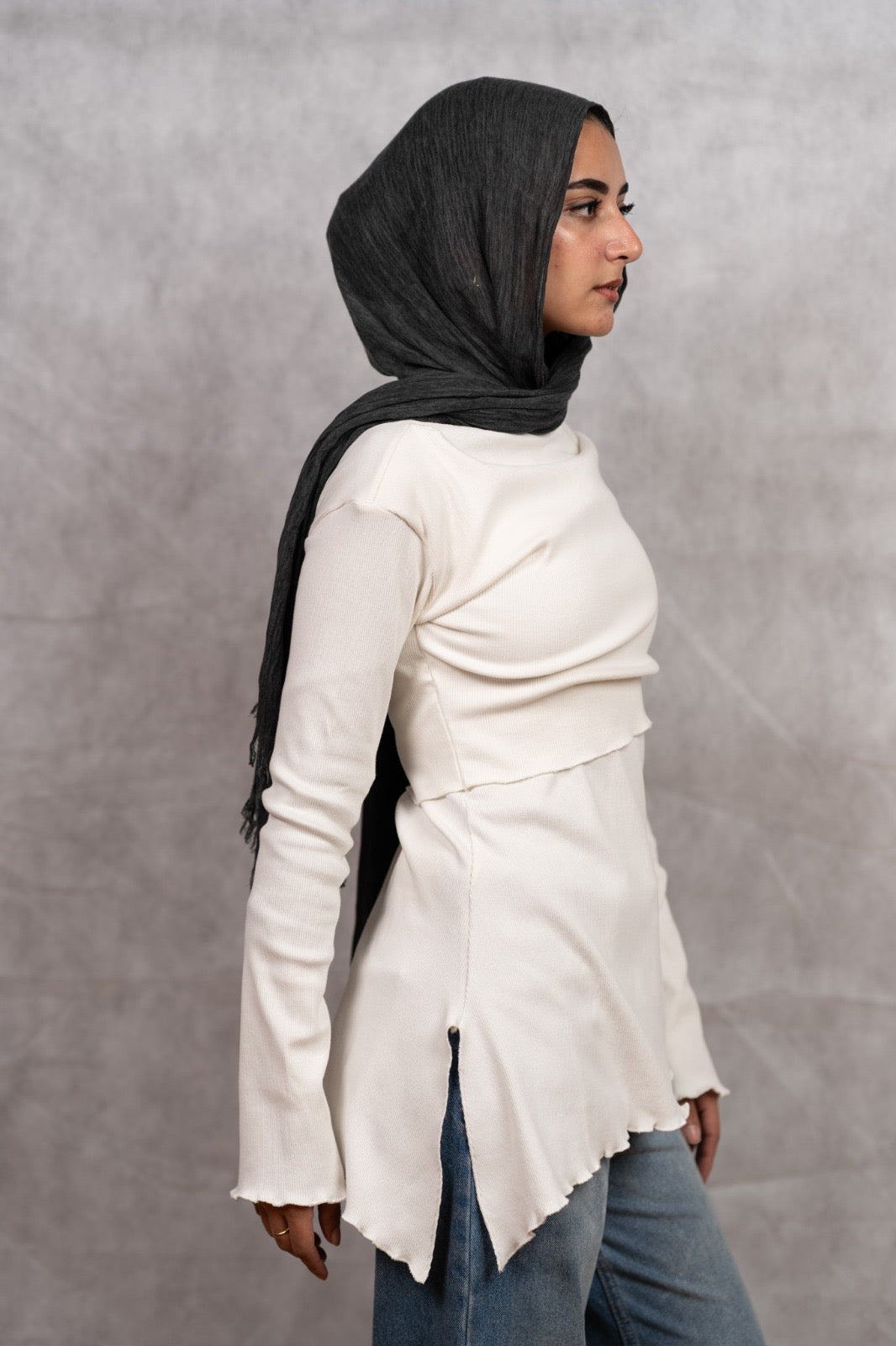 Off-Shoulder Top in White