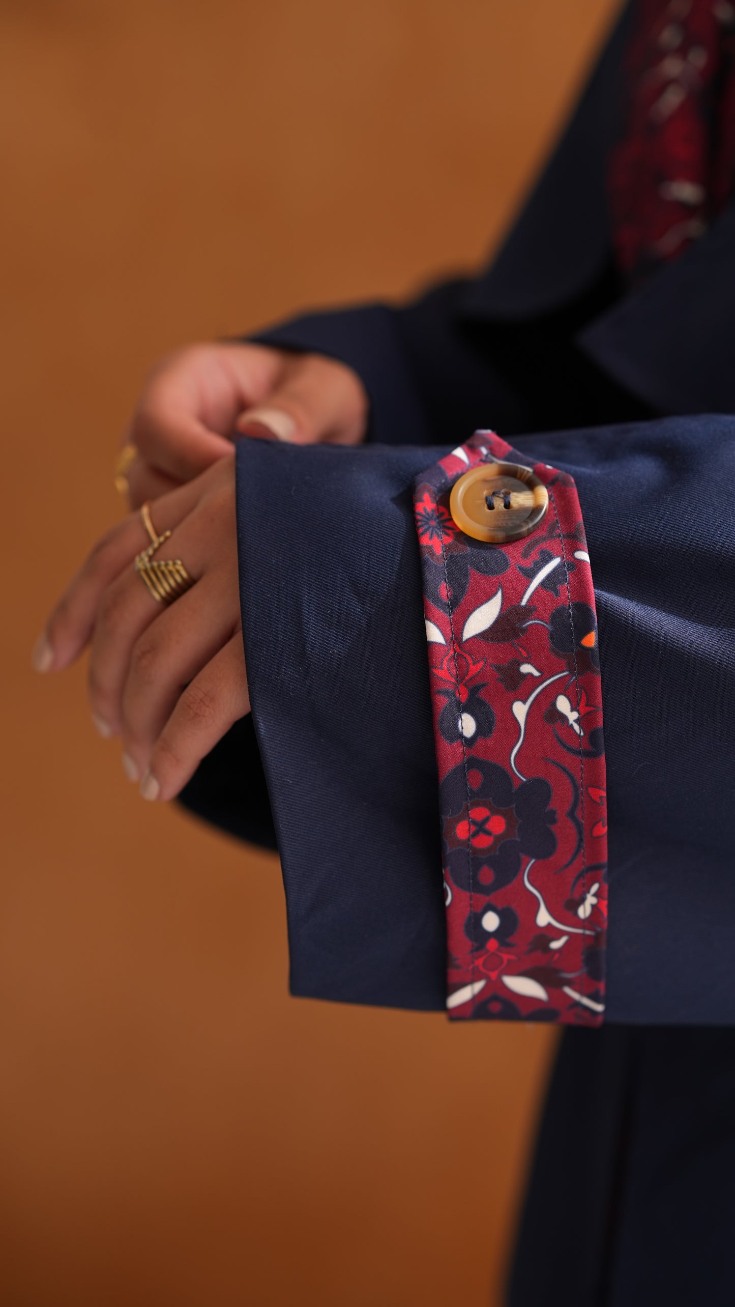 Persian mini trench in Navy