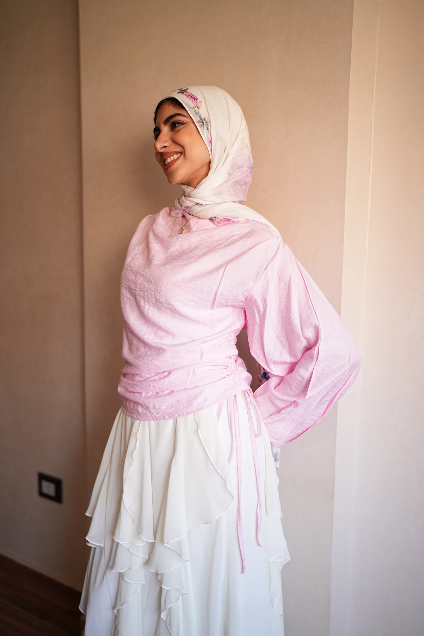 Sway ruffled skirt - Offwhite