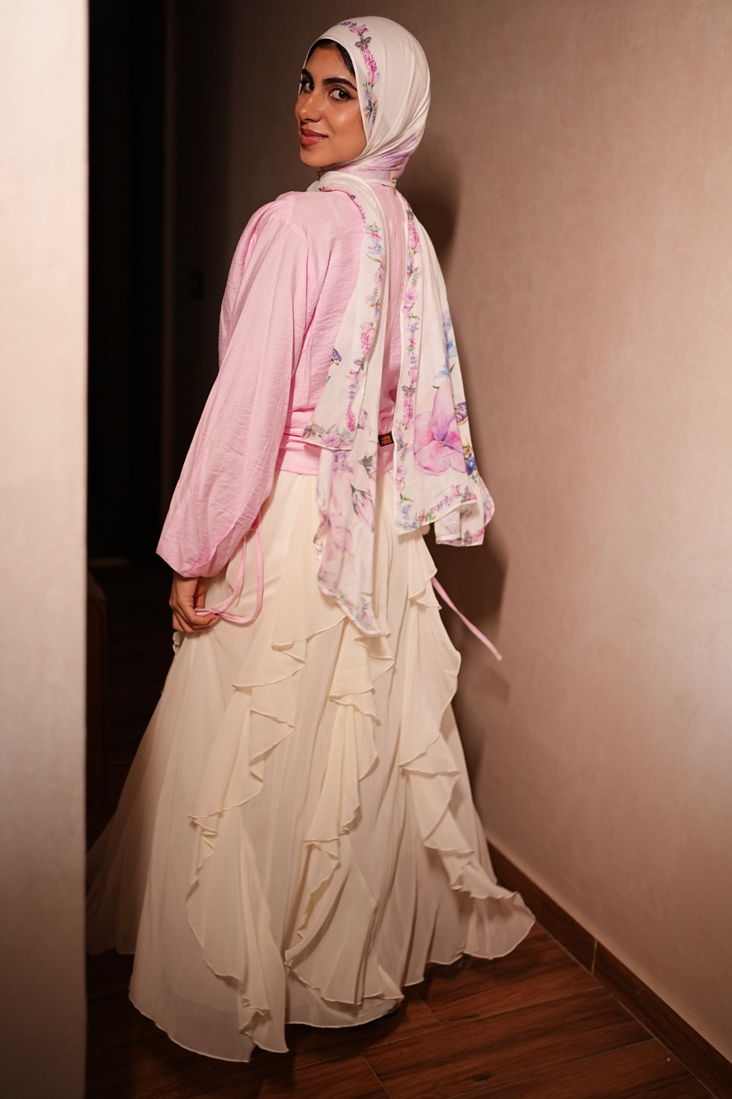 Sway ruffled skirt - Offwhite