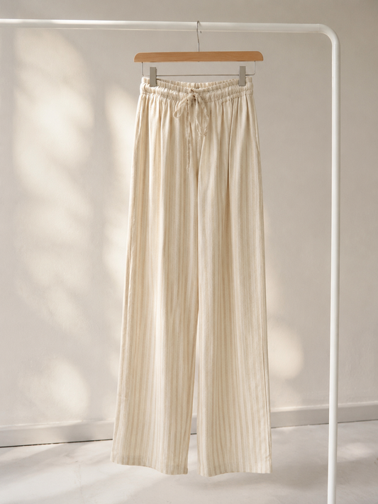 Striped Linen Pants