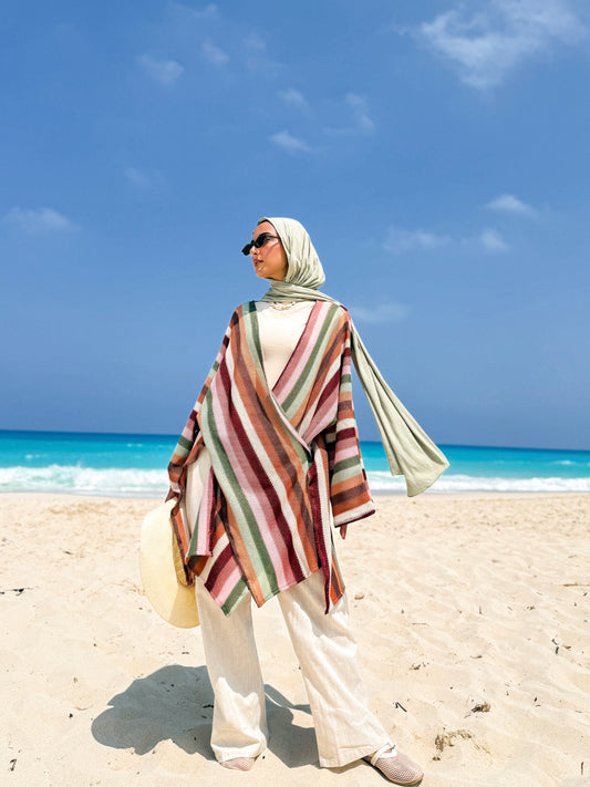 The multiway knit kimono