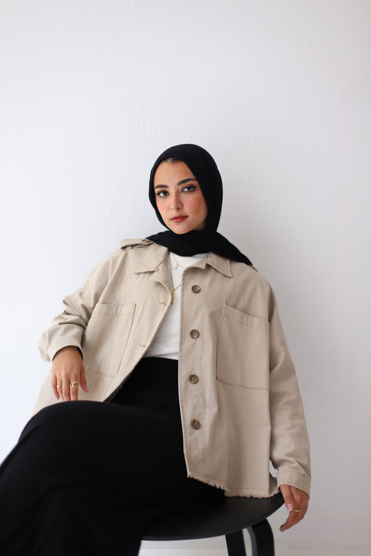 Bellu oversized Jacket - Beige