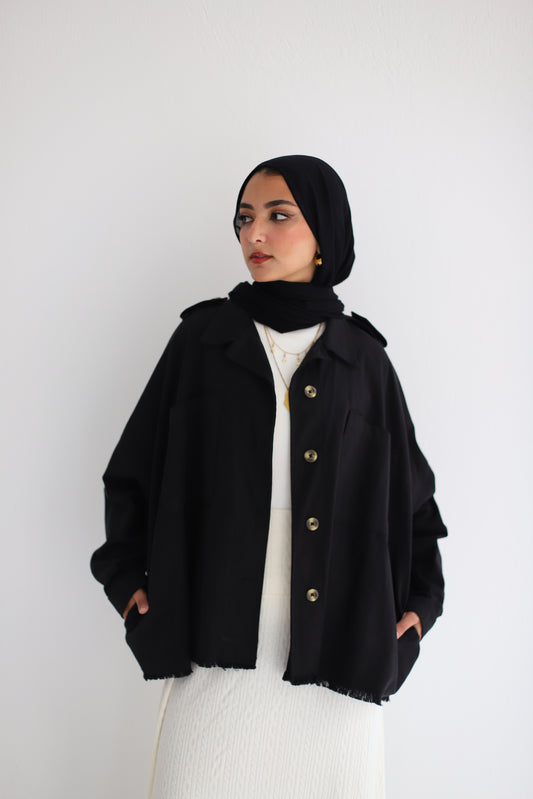 Bellu oversized Jacket - Black