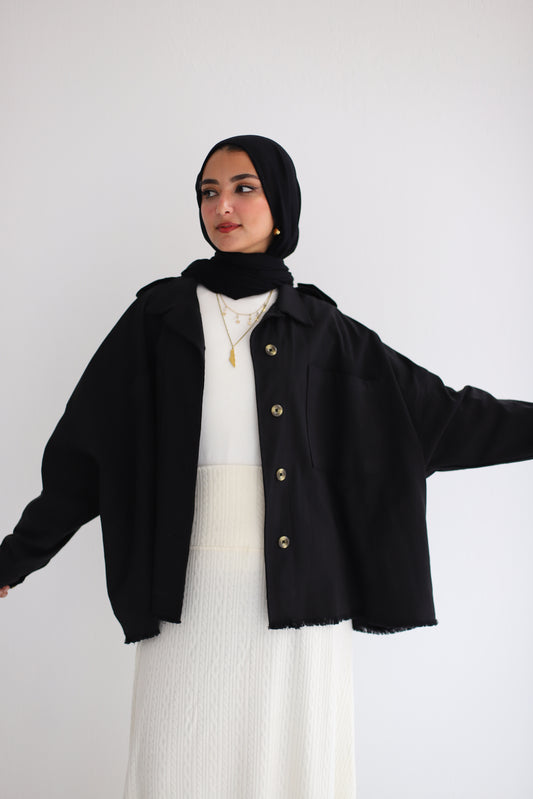 Bellu oversized Jacket - Black