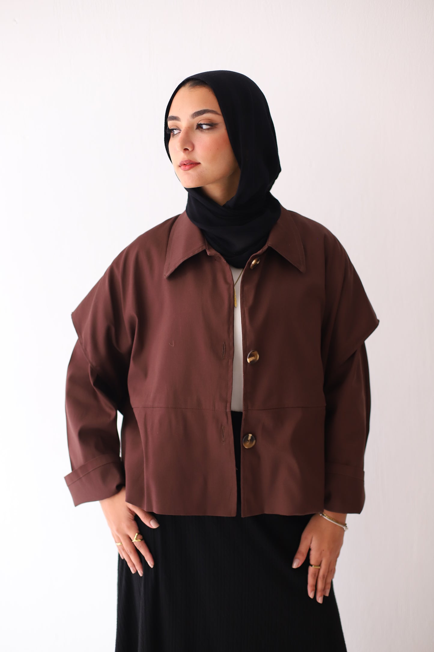 Multiway Trench Coat - Brown