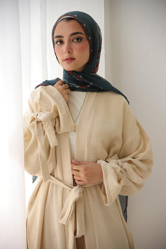 Linen Trench - Beige