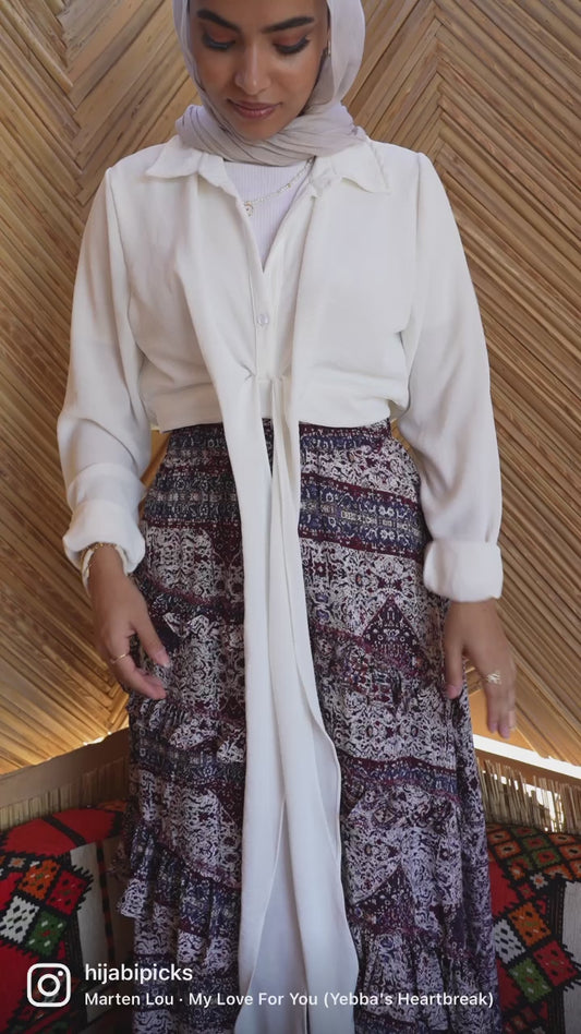 Cropped Wrap Shirt